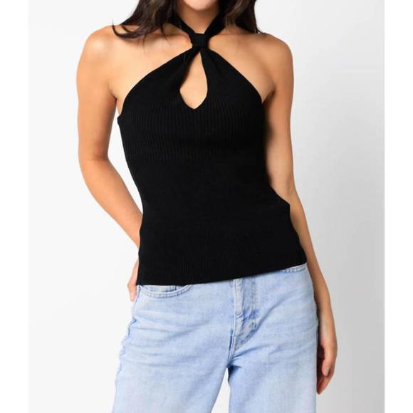 NEW OLIVACEOUS caitlin top in black - Picture 1 of 1